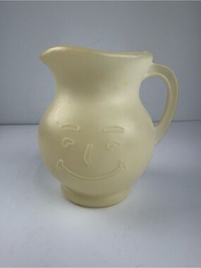 Vintage 80s KoolAid Man Drink Pitcher Plastic